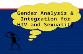 Gender Analysis & Integration for HIV and Sexuality.