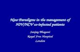 New Paradigms in the management of HIV/HCV co- infected patients Sanjay Bhagani Royal Free Hospital London.