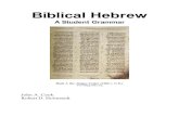 Biblical Hebrew: A Student Grammar