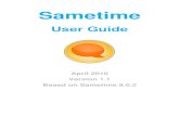 Sametime - User Guide