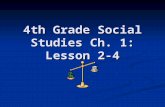 4th Grade Social Studies Ch. 1: Lesson 2-4. 3 rd Grade Economics Vocabulary Natural ResourcesScarcity Opportunity CostRegion Renewable ResourcesEconomy.