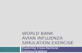 WORLD BANK AVIAN INFLUENZA SIMULATION EXERCISE Exploring Cross-Sectoral Communications.
