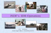 JSDFs IDR Operations Col KONNO Senior legal Officer, JSO,MOD,JAPAN.