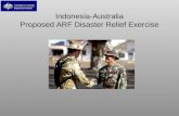 Indonesia-Australia Proposed ARF Disaster Relief Exercise.