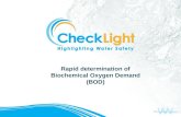 Rapid determination of Biochemical Oxygen Demand (BOD)