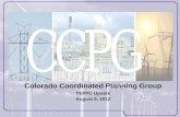 1 Colorado Coordinated Planning Group TEPPC Update August 9, 2012.