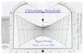 Ottoman Sundials Roger Bailey NASS, St Louis, 2008.