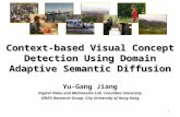 Context-based Visual Concept Detection Using Domain Adaptive Semantic Diffusion Yu-Gang Jiang Digital Video and Multimedia Lab, Columbia University VIREO.