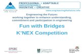 Www.engineeringthefuture.info Fun with Bridges KNEX Competition Engineering the Future: working together to enhance understanding, commitment and participation.