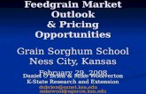 Feedgrain Market Outlook & Pricing Opportunities Grain Sorghum School Ness City, Kansas February 29, 2008 Daniel OBrien & Mike Woolverton K-State Research.