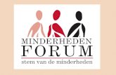 Forum for Ethnic-Cultural Minorities Flanders-Brussels Minderhedenforum Dont talk about us but with us.