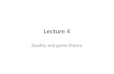 Lecture 4 Duality and game theory. Knapsack problem – duality illustration A thief robs a jewelery shop with a knapsack He cannot carry too much weight.