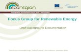 Focus Group on Renewable Energy | Andrzej Tonderski | Oslo Conference - presentation of MIG Focus Group for Renewable Energy Draft Background Documentation.