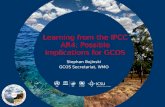 Learning from the IPCC AR4: Possible implications for GCOS Stephan Bojinski GCOS Secretariat, WMO.