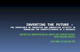 INVENTING THE FUTURE – THE IMPORTANCE OF INVENTIVE AND INNOVATIVE ACTIVITY IN ENHANCING THE COMPETITIVENESS OF A BUSINESS.