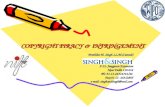 COPYRIGHT PIRACY & INFRINGEMENT Prathiba M. Singh LL.M.(Cantab) F-12, Jangpura Extension New Delhi 110 014 Ph: 91-11-24314741/42 Fax:91-11- 24312895 e-mail: