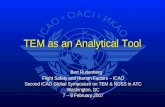 TEM as an Analytical Tool Bert Ruitenberg Bert Ruitenberg Flight Safety and Human Factors – ICAO Second ICAO Global Symposium on TEM & NOSS in ATC Washington,