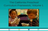 1 The California Preschool Curriculum Framework, Volume 1.