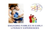 ENGAGING FAMILIES IN EARLY LITERACY EXPERIENCES. Everything a child knows about reading and writing before he or she can read or write Not teaching your.