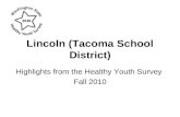 Lincoln (Tacoma School District) Highlights from the Healthy Youth Survey Fall 2010.