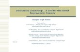 Distributed Leadership…A Tool for the School Improvement Journey Glasgow High School Presented by: Todd Harvey…Principal, Glasgow High School harveyt@christina.k12.de.us.