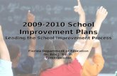 1 Division of Public Schools (PreK -12) Florida Department of Education 2009-2010 School Improvement Plans Leading the School Improvement Process 2009-2010.