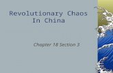 Revolutionary Chaos In China Chapter 18 Section 3.