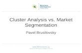 Cluster Analysis vs. Market Segmentation Pavel Brusilovsky.
