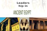 Leadership in. Class System in Ancient Egypt PHARAOH Earthly leader; considered a god HIGH PRIESTS AND PRIESTESSES Served gods and goddesses NOBLES.