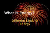 What is Energy? Different Kinds of Energy. What is Energy? The ability to make things move.