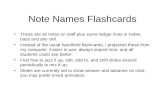 Note Names Flashcards These are all notes on staff plus some ledger lines in treble, bass and alto clef. Instead of the usual handheld flashcards, I projected.