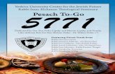 Pesach to-Go - 5771
