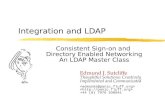 Integration and LDAP Consistent Sign-on and Directory Enabled Networking An LDAP Master Class Edmund J. Sutcliffe Thoughtful Solutions; Creatively Implemented.