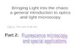 Bringing Light into the chaos: a general introduction to optics and light microscopy Part 2: Part 1: The root of all evil.