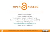 Nancy Pontika, PhD Open Access Adviser Repositories Support Project (RSP) Center for Research Communications (CRC) University of Nottingham nancy.pontika@nottingham.ac.uk.