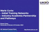Http:// Marie Curie: - Initial Training Networks - Industry-Academia Partnership and Pathways Emma Carey University of Bristol, 20 October.