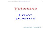 LOVE POEMS  by Kanyi Thiong'o