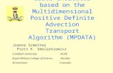 Error Indicator based on the Multidimensional Positive Definite Advection Transport Algorithm (MPDATA) Joanna Szmelter Piotr K. Smolarkiewicz Cranfield.