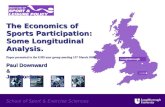 Loughborough London School of Sport & Exercise Sciences The Economics of Sports Participation: Some Longitudinal Analysis. Paper presented to the GHS user.
