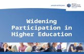 Widening Participation in Higher Education. Professor Denise McAlister University of Ulster Targets.