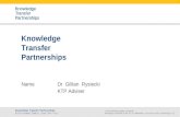 Knowledge Transfer Partnerships NameDr Gillian Rysiecki KTP Adviser.
