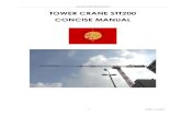 tower crane CONCISE_MANUAL_STT200
