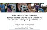 How small-scale fisheries demonstrates the value of wellbeing for social-ecological governance Sarah Coulthard, Ulster University Derek Johnson, University.
