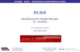 Dr. Christian Husek General Practioner  E-Health: ELGA - The Electronic Health Record in Austria Theresa Philippi, LL.M, MAS Deputy.