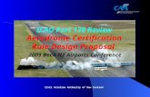ICAO Part 139 Review Aerodrome Certification Rule Design Proposal 2009 Beca NZ Airports Conference Civil Aviation Authority of New Zealand.