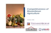 Competitiveness of Mozambican Agriculture October 2008.