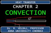 CHAPTER 2 CONVECTION Dr. R. VELRAJ, PROFESSOR ANNA UNIVERSITY CHENNAI HEAT TRANSFER.