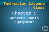 Chapter 5 Amateur Radio Equipment. Generalized Transceiver Categories Single BandVHF or UHF FM Dual BandVHF/UHFFM MultimodeVHF/UHF MultibandHF and VHF/UHF.