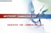 WESTPOINT Commercial Air conditioners INVERTER VRF COMMERCIAL A/C.