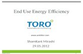 Sustainable Air Conditioning Copyright © TORO 2012  Copyright © TORO 2012 ShamKant Mirashi 29.05.2012.
